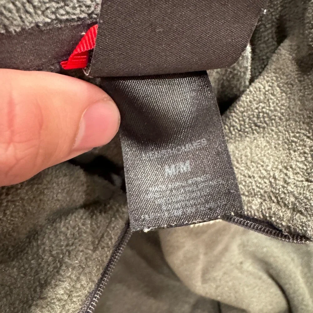 The North Face Jacket Mens Medium Gray Fleece Outdoor Hiking Earthy Gorpcore‎